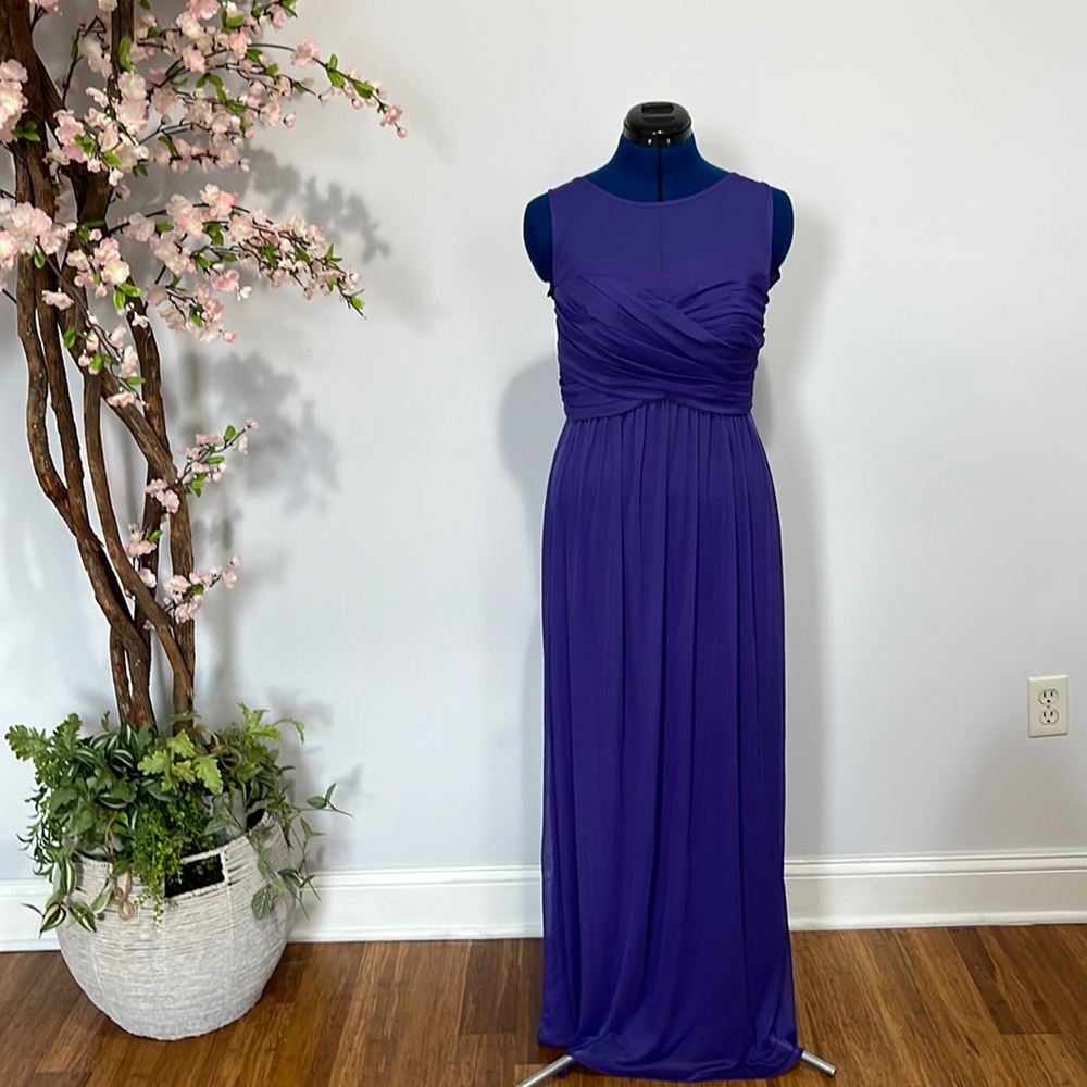 David’s bridal purple dress